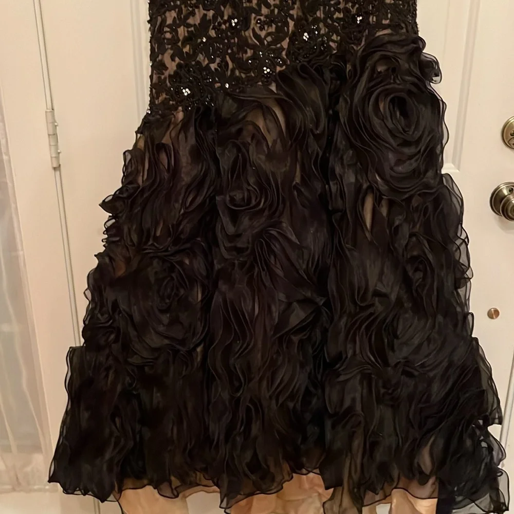Jovani 4016 Castle Couture Black Prom Dresss - Picture 6 of 12